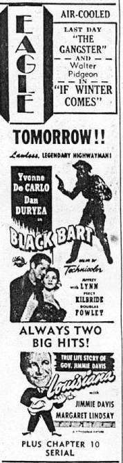 Eagle Theatre - Old^Ad From Pontiac Press (newer photo)